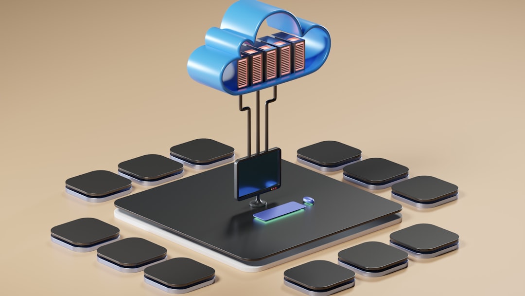 Cloud computing servers in a data center — comparing FreeCAD's local-first approach vs Onshape's cloud-only architecture